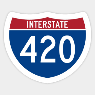 Interstate 420 Sticker